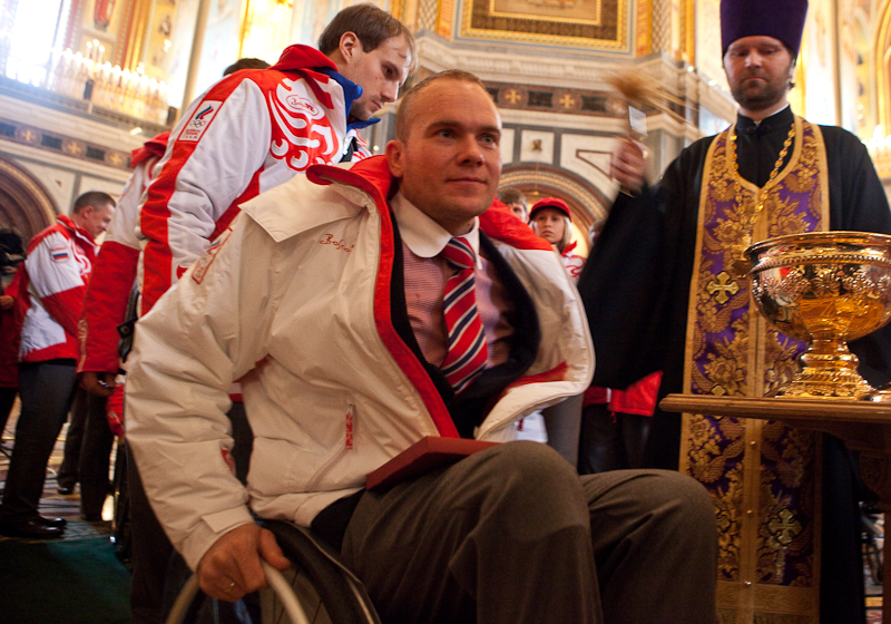 встреча спортсменов паралимпийской сборной страны со Святейшим Патриархом Московским и всея Руси Кириллом.