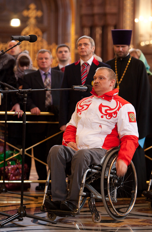 встреча спортсменов паралимпийской сборной страны со Святейшим Патриархом Московским и всея Руси Кириллом.