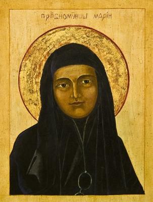 Икона преподобномученицы Марии 