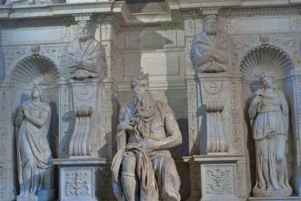 «Моисей» работы Микеланджело в San Pietro in Vincoli  