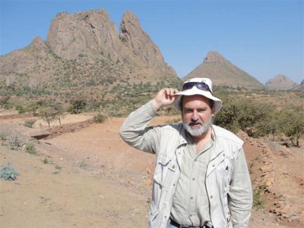 Византолог и историк искусства А.М. Лидов. Эфиопия. 2011 год 