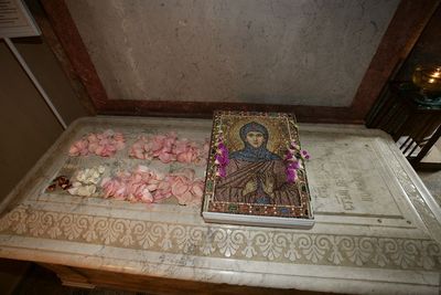 Гробница святой блаженной схимонахини Марфы Московской, Христа ради юродивой ( + 1638 г.)