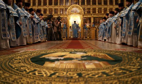 Божественная литургия в Праздник Покрова, 14 октября 2010 года