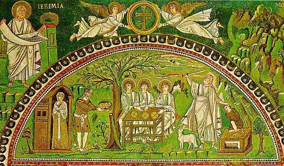 Мозаика церкви Сан Витале. 546–547 гг. Равенна, Италия