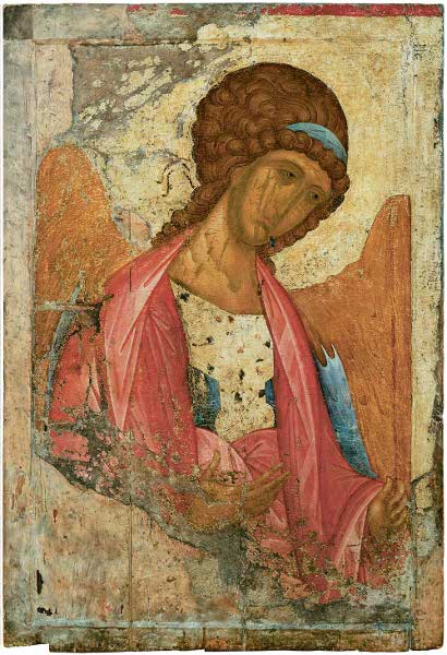 Андрей Рублев(?) Икона из Звенигородского чина. Ок. 1400 г. ГТГ, Москва