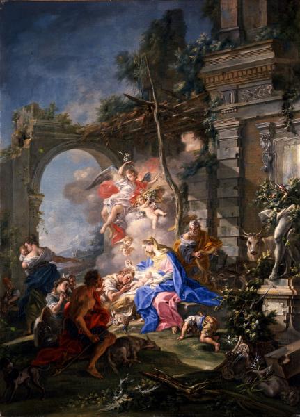 Филиппо Фальчиаторе (1718–1768). Поклонение пастухов. Неаполь, Музей Дука ди Мартина