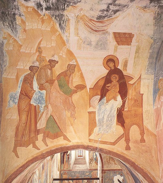 Поклонение волхвов (Рождество Христово), Дионисий и сыновья. 1500-1501 гг.