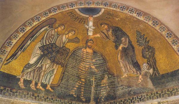 Мозаика собора монастыря Осиос Лукас в Фокиде. 30-е гг. XI в. Греция