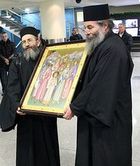 В Москву с Афона прибыла икона новомучеников и исповедников