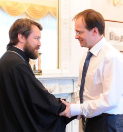 Митрополит Иларион (Алфеев) встретился с министром культуры России