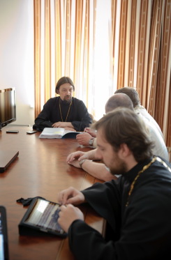 В МДА обсудили создание нормативной документации для высших духовных учебных заведений Русской Православной Церкви