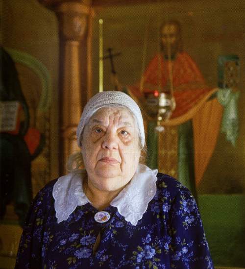 Лидия Владимировна Каледа в приделе священномученика Владимира