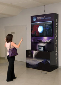 В Московском планетарии появился интерактивный виртуальный телескоп