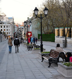 В Москве определены 11 пешеходных зон общегородского значения