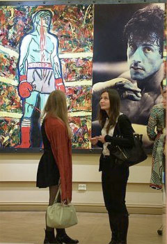 Выставка картин Сильвестра Сталлоне в Русском музее Петербурга собрала аншлаг