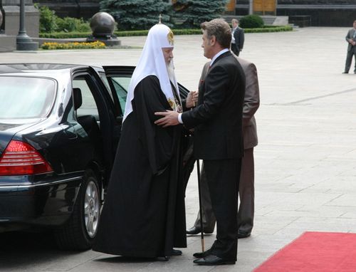 www.patriarchia.ru патриарх Кирилл и президент Украины Ющенко