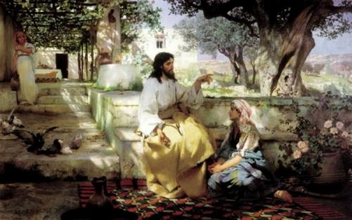 Семиградский Г.И. Христос у Марфы и Марии. 1886