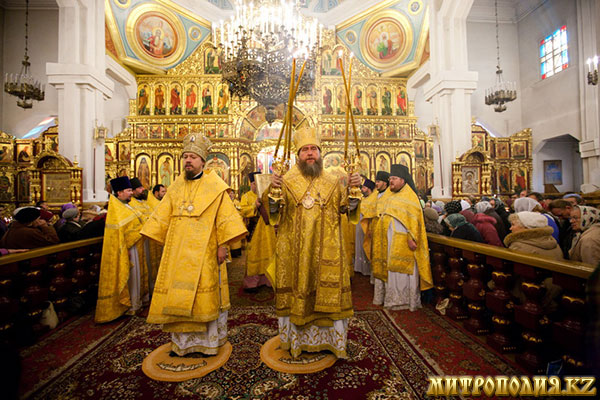 Митрополит Александр и епископ Геннадий