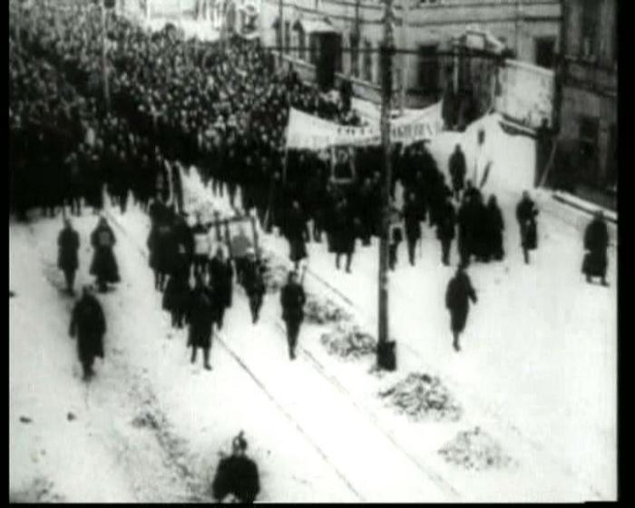 9 января 1905 г. Шествие одной из колонн