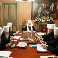 Завершилось первое заседание зимней сессии Священного Синода Русской Православной Церкви