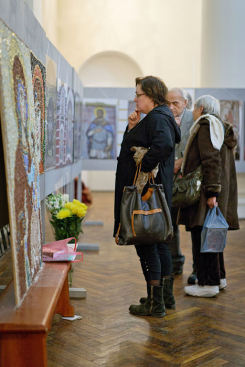 Выставка мозаичной иконы в храме мученицы Татианы (ФОТО)