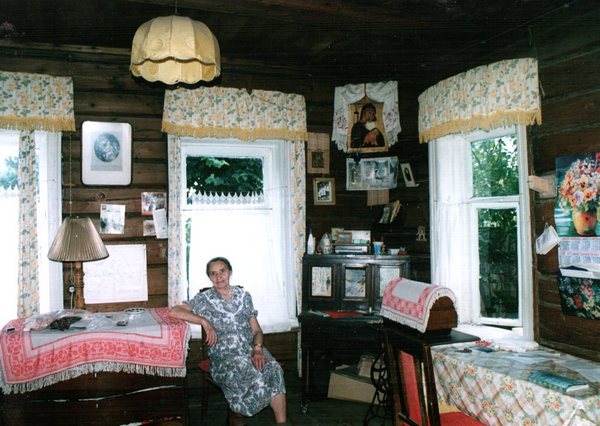 Елизавета Михайловна Шик в родном доме