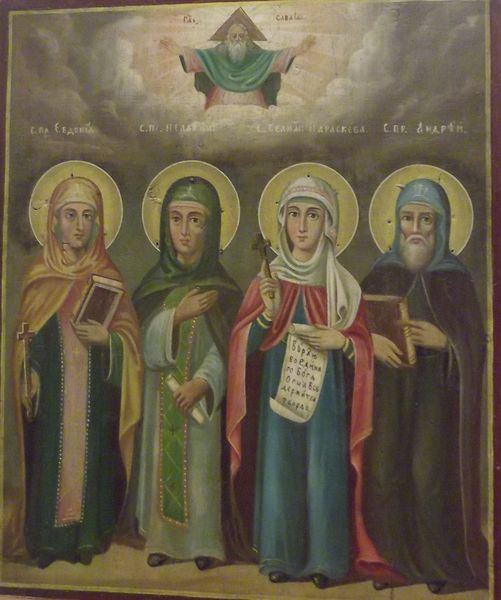 Избранные святые - Евдокия, Параскева, Пелагея, Андрей, XIX век, Русский север