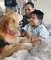 Животные помогают больным детям