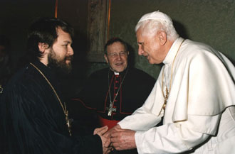 Епископ Иларион Алфеев, Папа Римский