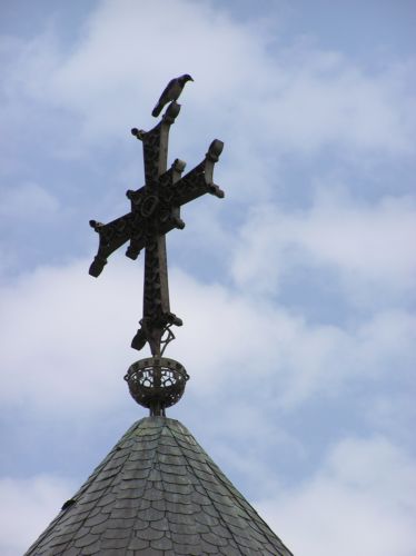 Крест на куполе храма. Фото автора